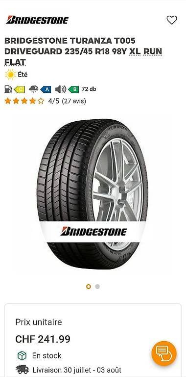 Altro in Scrittura & Disegno: 4 Pneus été 235/45 R18 – Usato da Savièse venduto da ale_f8sn