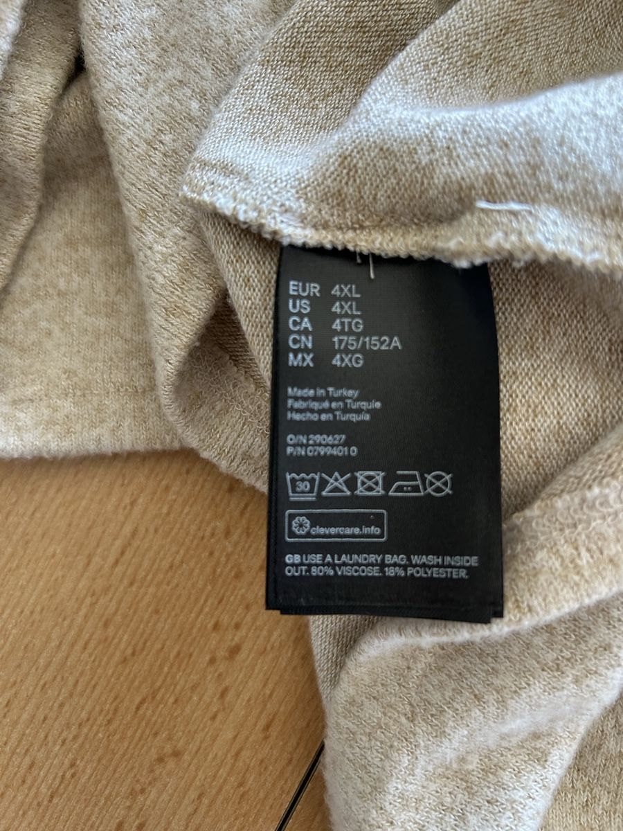 H&M Maglioni & Felpe: Pull H&M perles beige taille 4XL neuf – Nuovo (secondo la descrizione) da Vuisternens devant Romont venduto da cavalier84 4