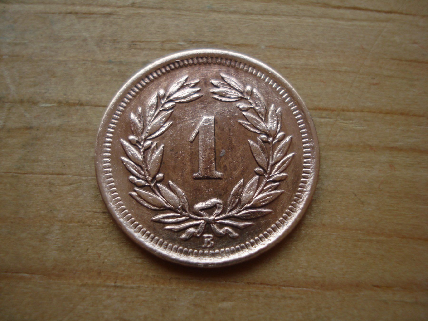 Tutti le monete: (N1) 1 Rappen  1924  UNZ- – Usato da Erlach venduto da Net-Coins 1