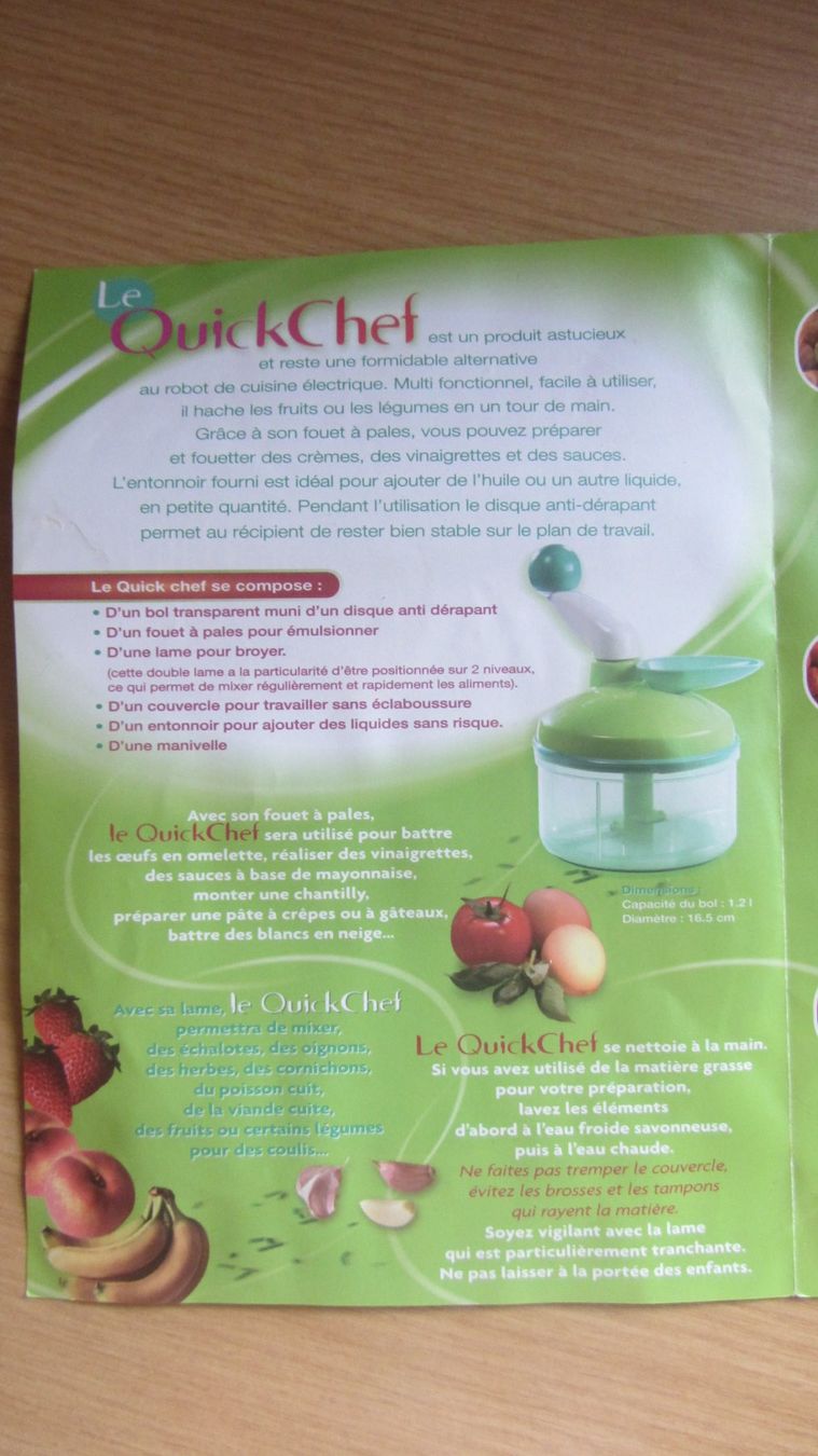 Tupperware Küchengeräte: Quick chef Tupperware – Gebraucht aus Oberried FR von berg04 5