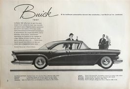 Buick 1957 - Alte Werbung / Ancienne réclame 1957