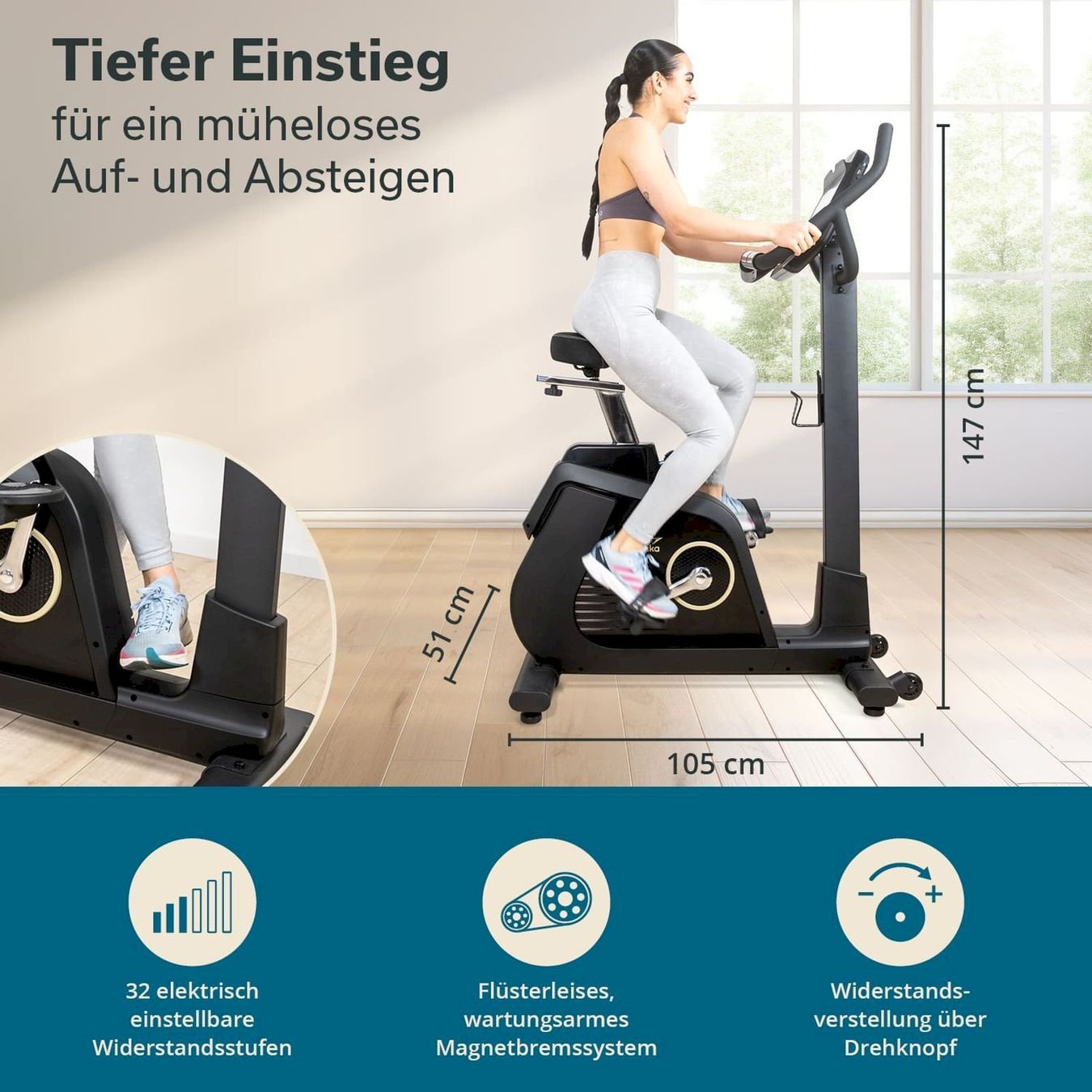 Hometrainer: Skandika Cykling P14 Ergometer Touch – Neu und originalverpackt aus Bottighofen von zaap 5