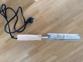 Fer à souder électrique bois métal Câble 230V bon état
