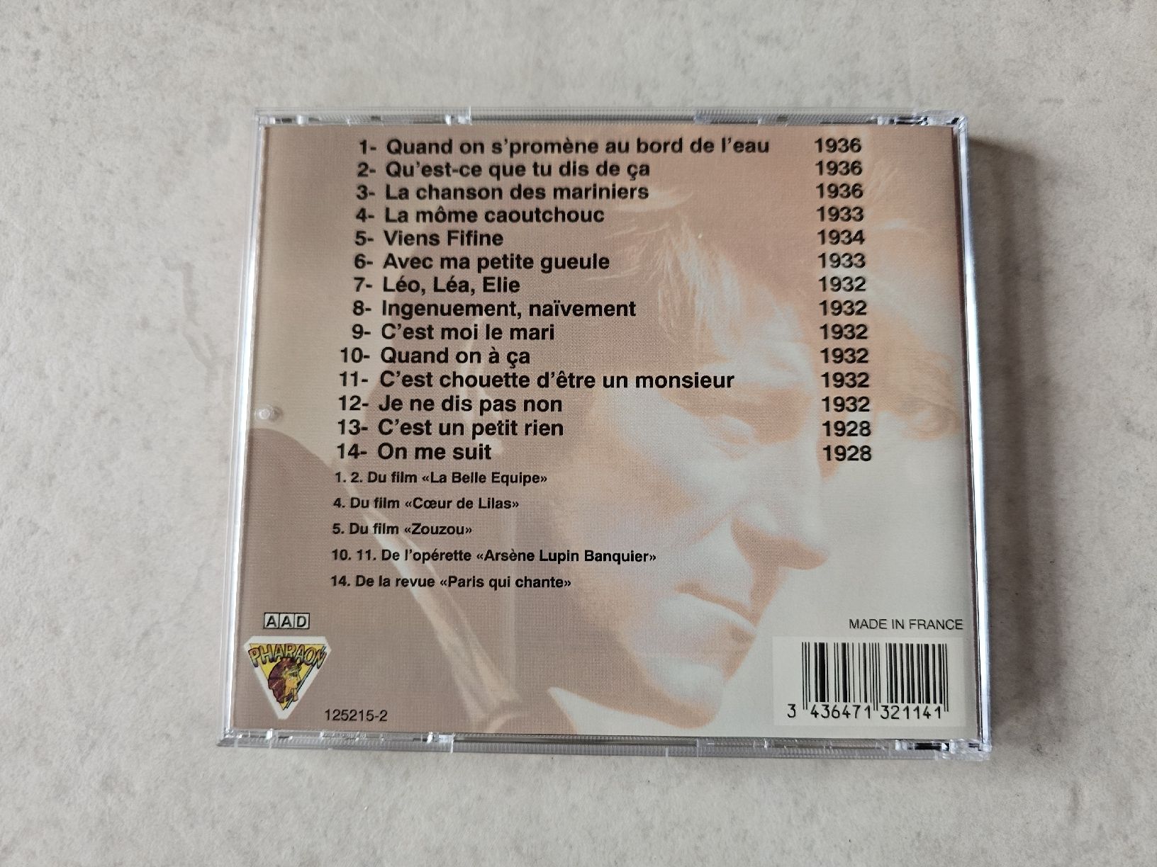 CD: Jean Gabin  -  Intégrale Et Anthologie – Usato da Schneisingen venduto da backstore24 1