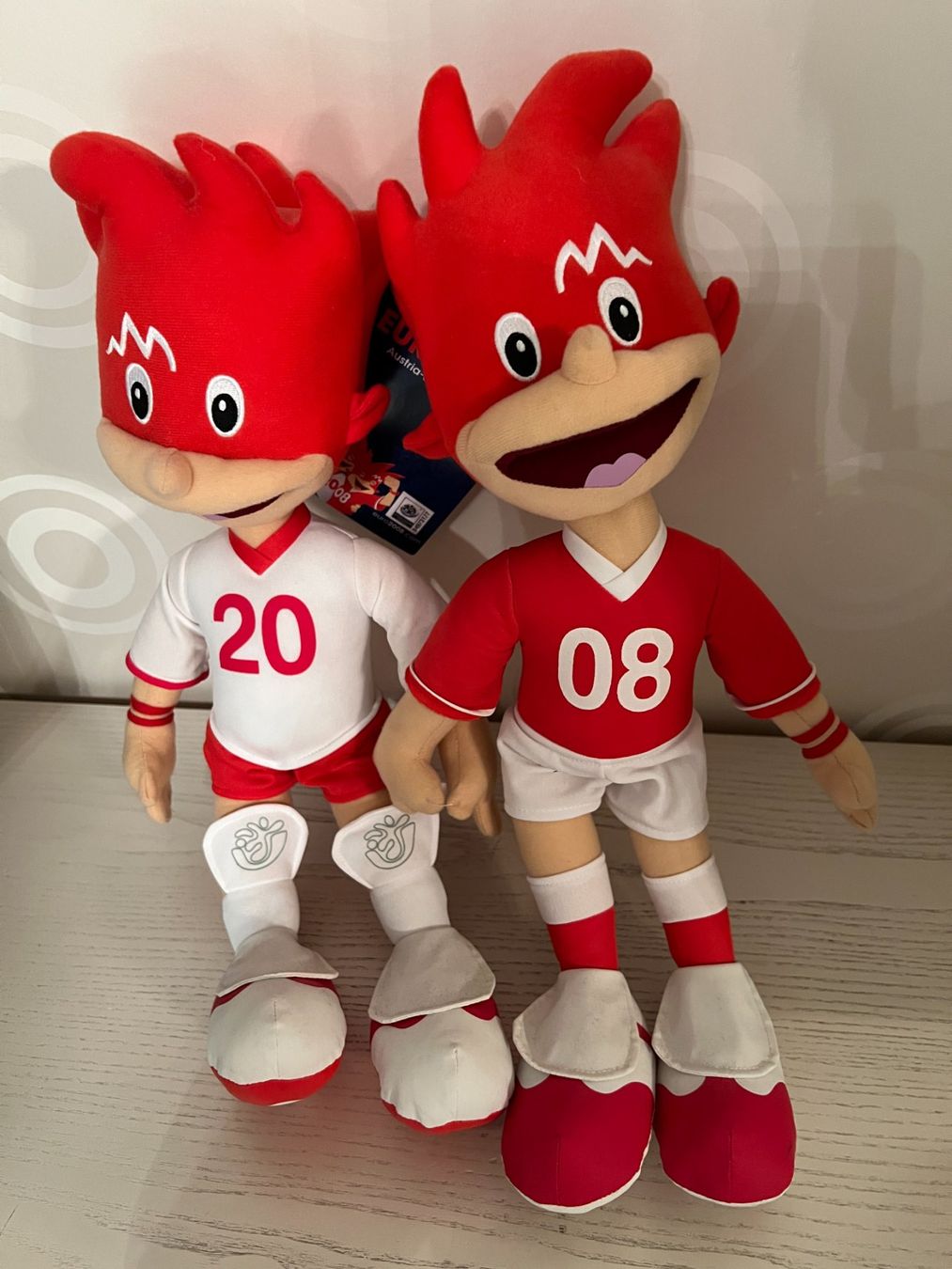 Statuette: Trix und Flix Maskottchen UEFA EURO 2008 – Usato da Erlinsbach venduto da maxblattner 1