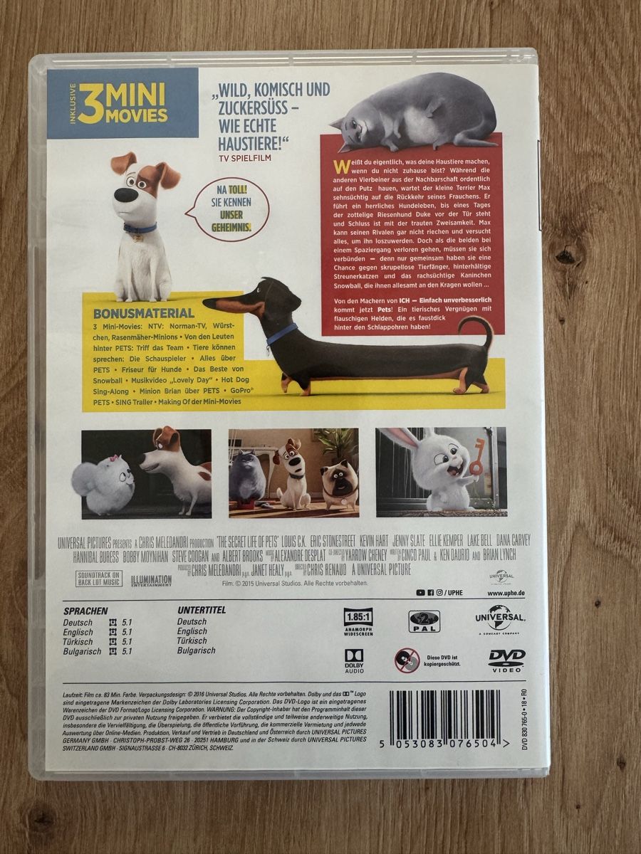 Alle DVDs: Pets DVD – Gebraucht aus Bütschwil von kim0410 1