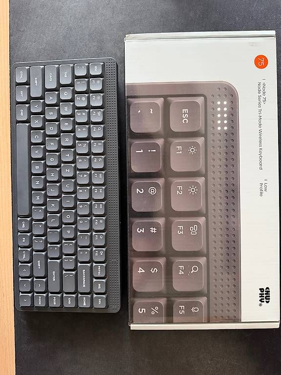 Tastiere: Nuphy Node 75 Low Profile Blush Nano (US layout) – Nuovo e nell'imballaggio originale da Würenlos venduto da janistejero