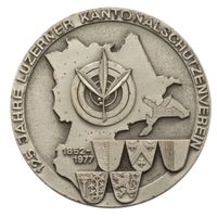 Schützenmedaille 125 J Luzerner KSV 1977