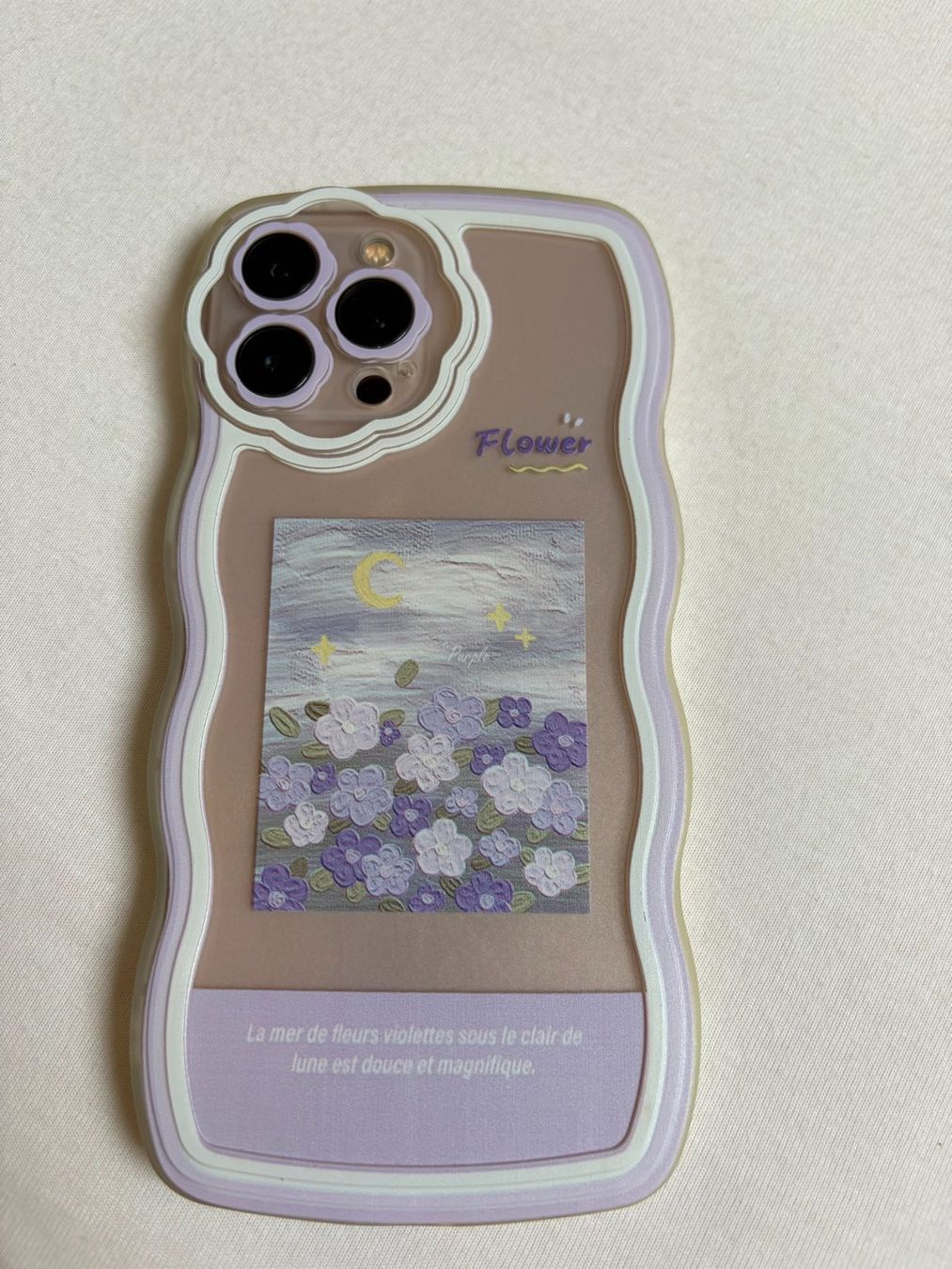 Apple Covers & Schutzfolien: iPhone 13 Pro Max Handyhülle lila Blumen Design – Neu (gemäss Beschreibung) aus Neuendorf von jas_j5nc 2