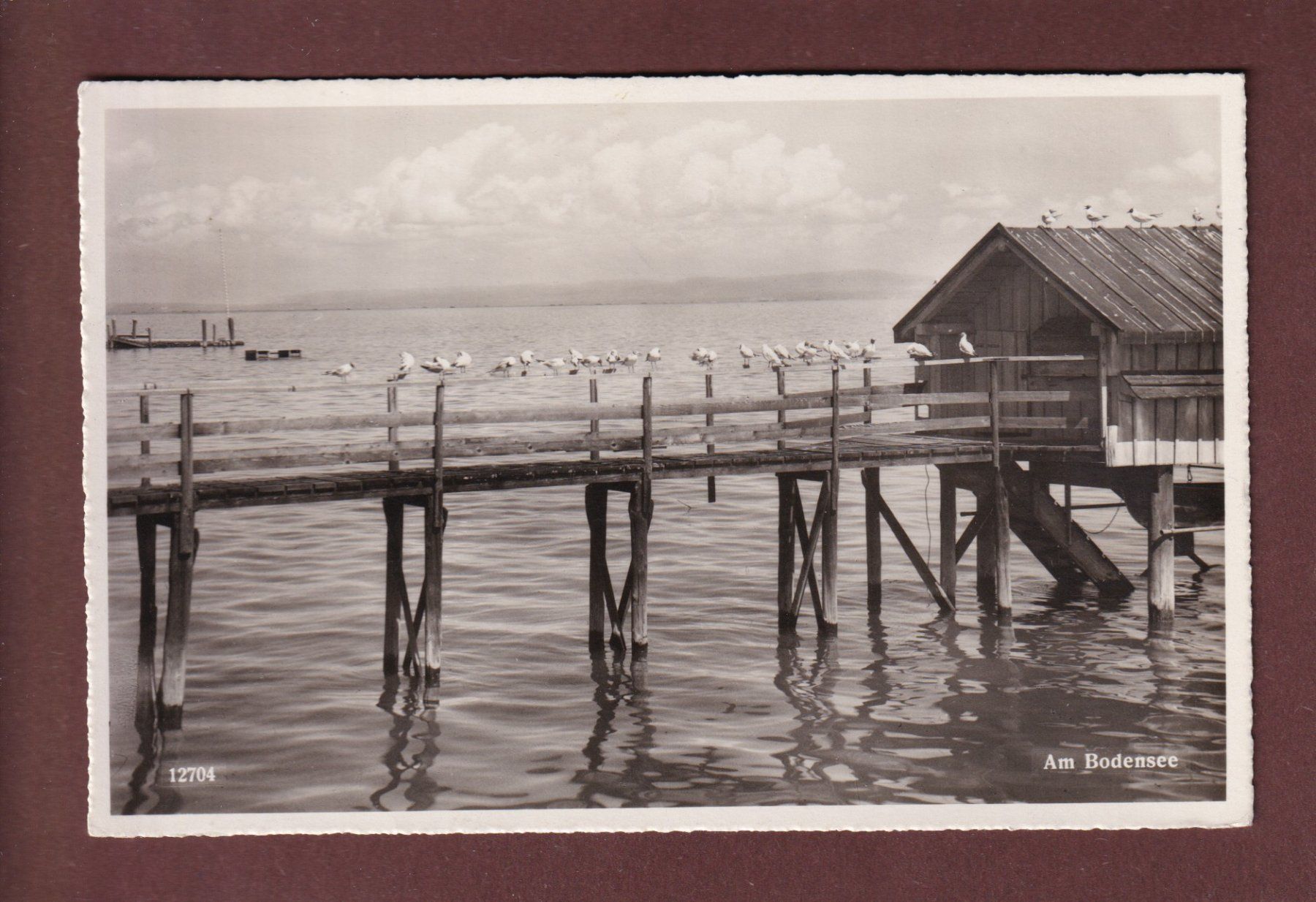 Cartoline postali: Am BODENSEE - 1949 – Usato da Pully venduto da nicecards-shop
