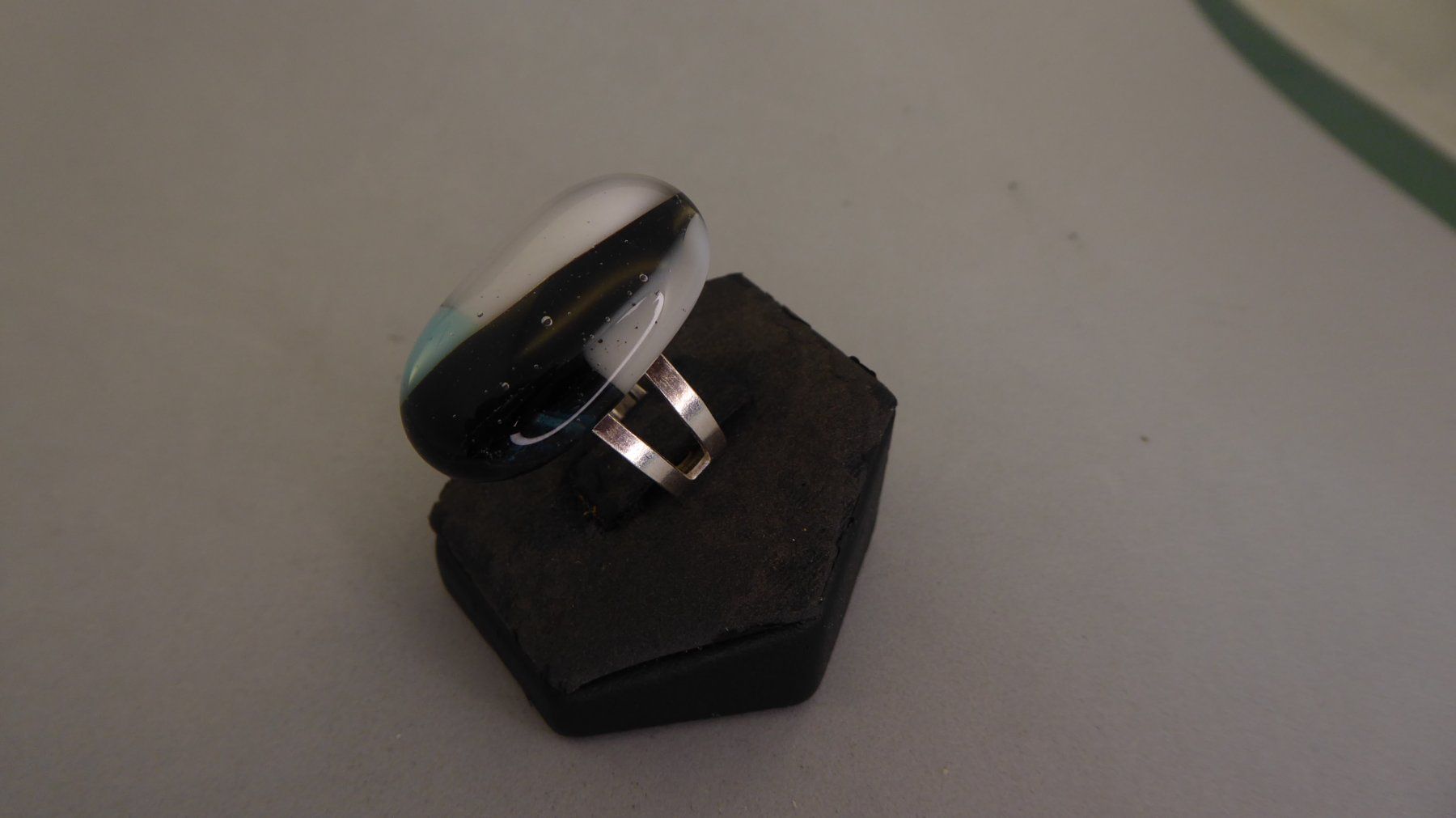 Anelli: Ring 925 Silber, mit synthetischem Stein – Usato da Muri AG venduto da Lineli2020 3