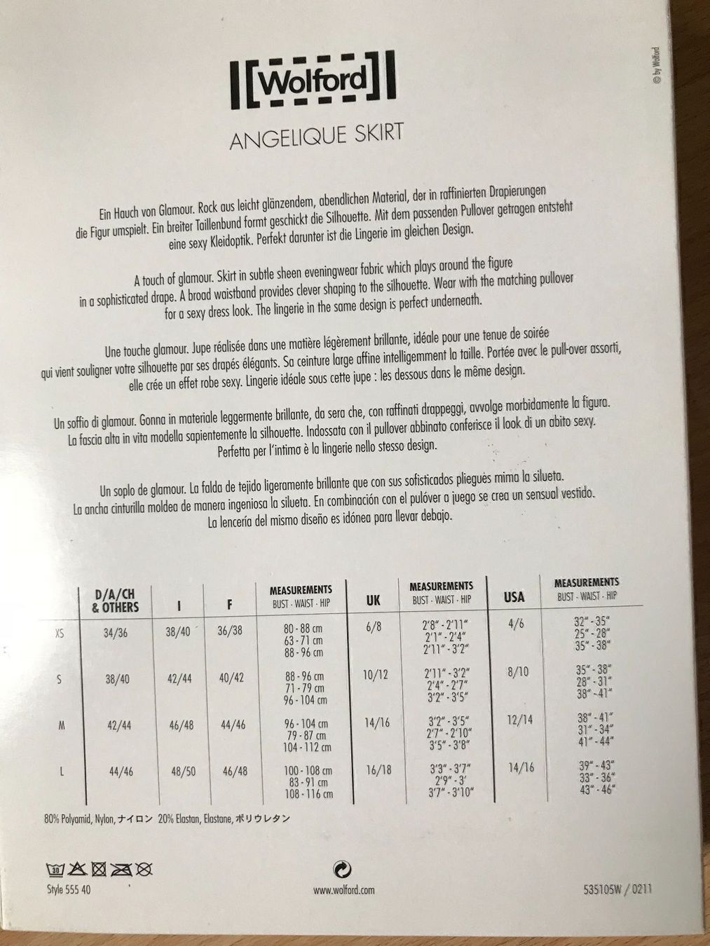 Wolford Röcke: Wolford ANGELIQUE SKIRT – Neu und originalverpackt aus Burgdorf von Vida6 3