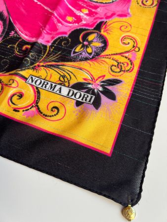 Norma Dori Schal bunt mit Glitzer