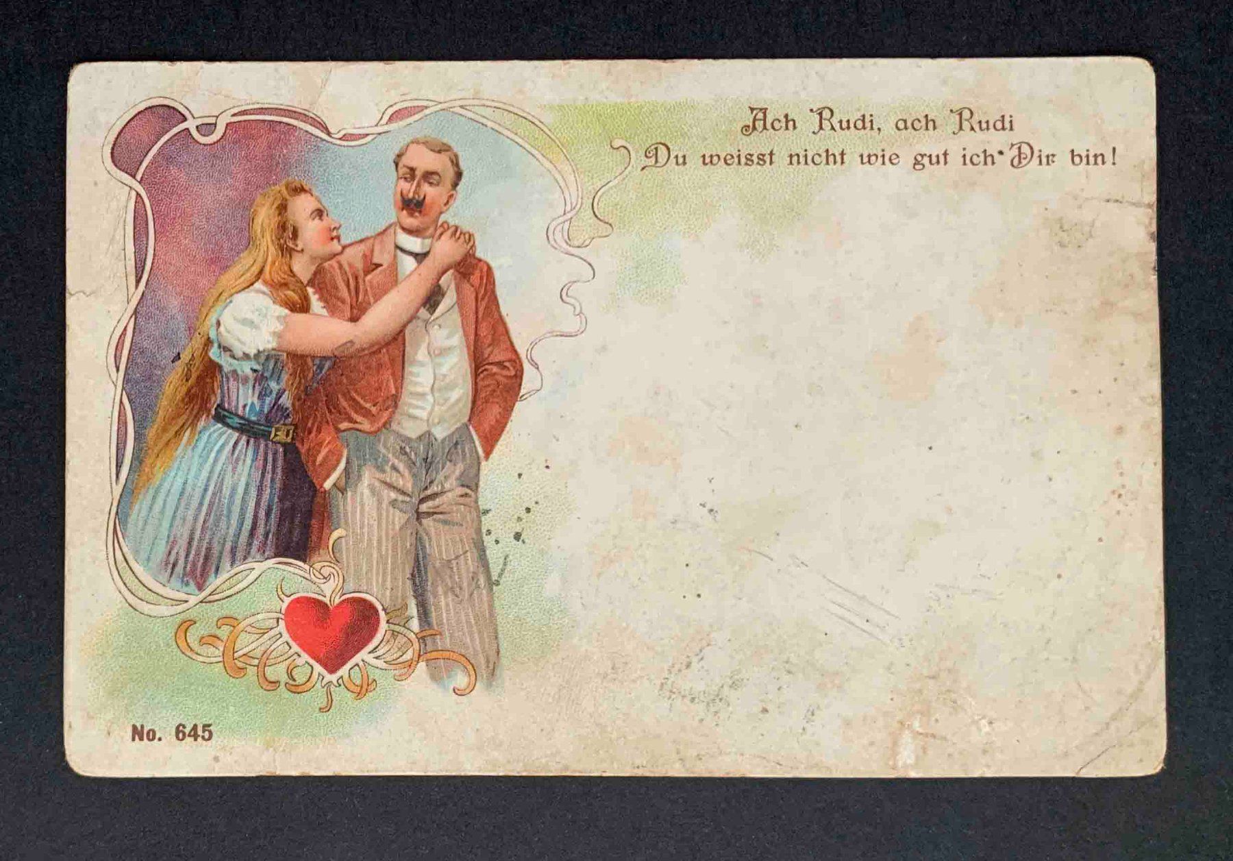 Cartoline postali: AK Ach Rudi Stempel Erstfeld – Usato da Goldau venduto da Balkonia09