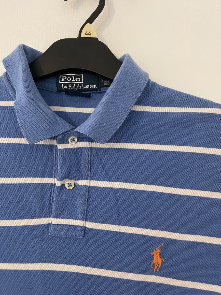 Ralph Lauren Polo-Shirts: Polo Ralph Lauren Gestreift, Hellblau/Weiss, Gr. L – Gebraucht aus Wetzikon ZH von Jan_wojt 1