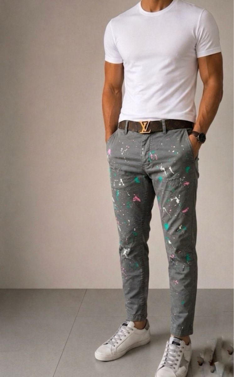 Dsquared2 Pantaloni: Dsquared2 Pinky Spalsh pantalone uomo 48 – Usato da Mendrisio venduto da fly_9wzx 2