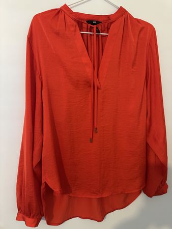 H&M Bluse, Grösse 36, rot, Herbst-Look, Top Zustand