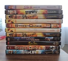 Tanzfilme auf DVD 11 Stück