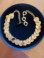 Yves Saint Laurent Halskette Herz Design goldfarben