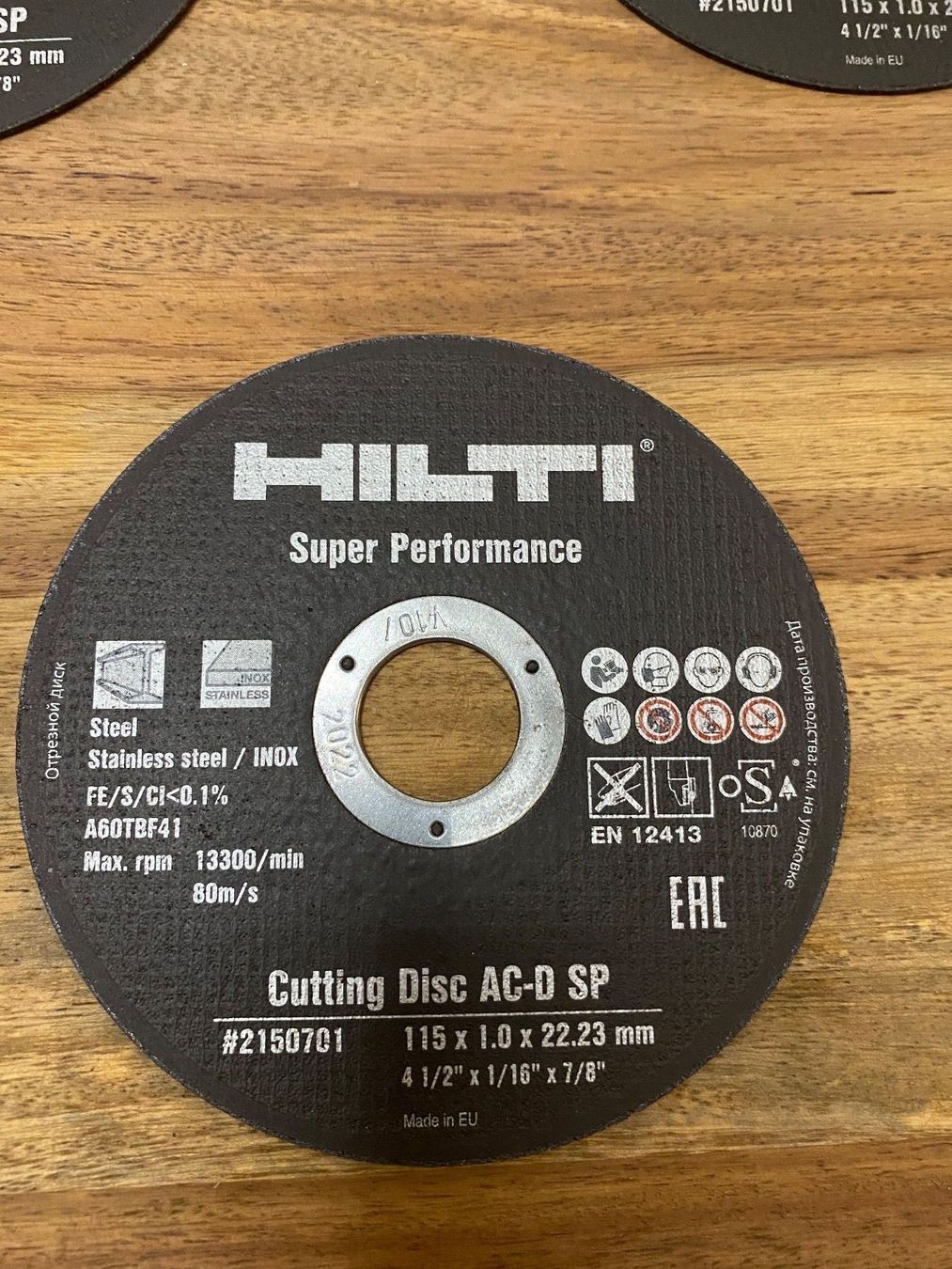 Hilti Tous les outils: Hilti INOX Trennscheiben  10 St. SC A6 – Neuf (Voir description) à Heerbrugg par ProBau-Liq 2