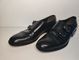Elegante Dannschuhe Gr. 35.5 Schwarz, Leder