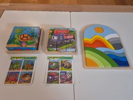 Puzzle-Set aus Holz (insgesamt 13 Muster)