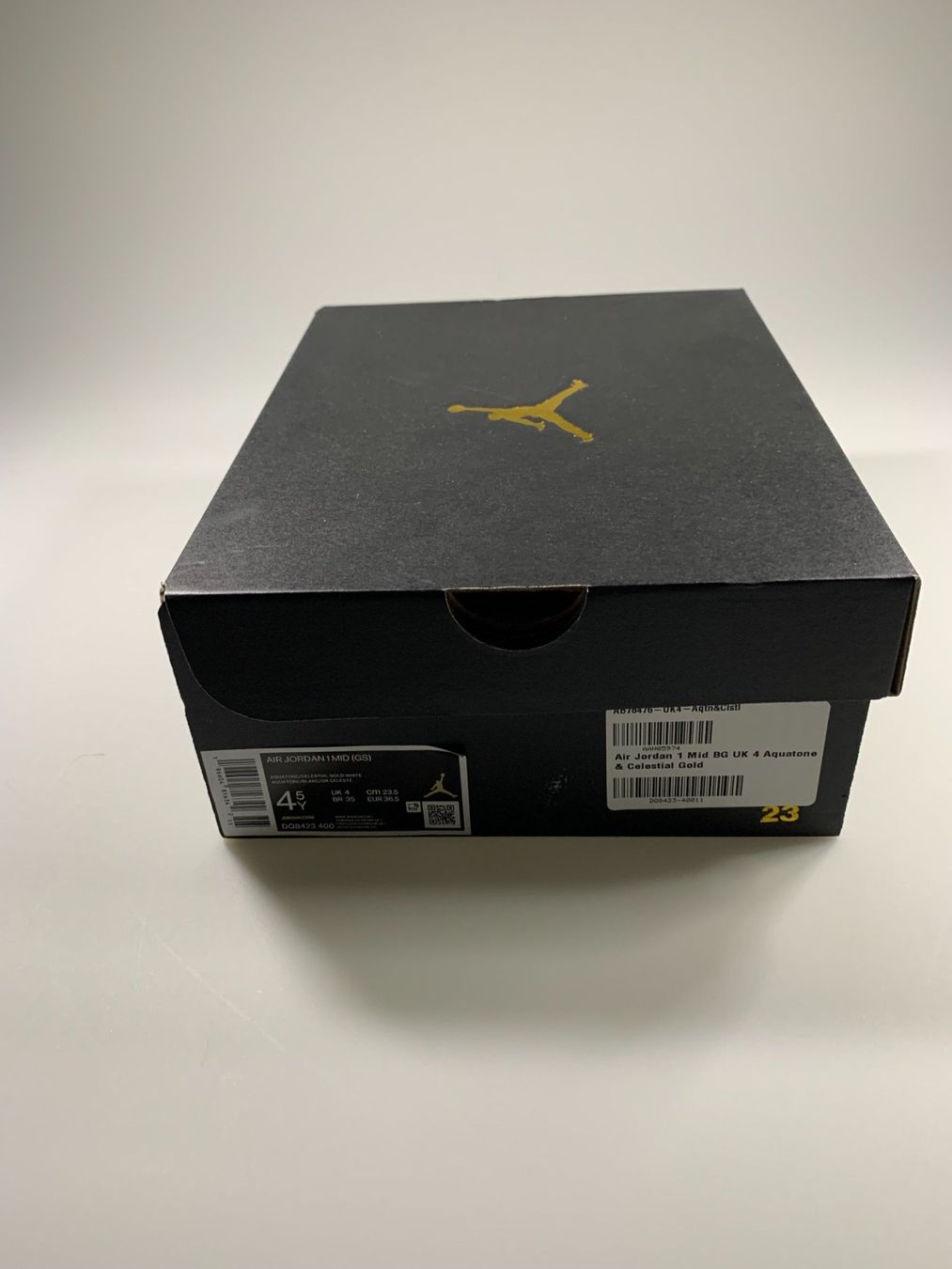 Scarpe da uomo: Jordan 1 Mid Aquatone (GS) – Nuovo e nell'imballaggio originale da Thörishaus venduto da SnkrsVie 3