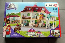 SCHLEICH - "Grosser Pferdehof mit Wohnaus und Stall"