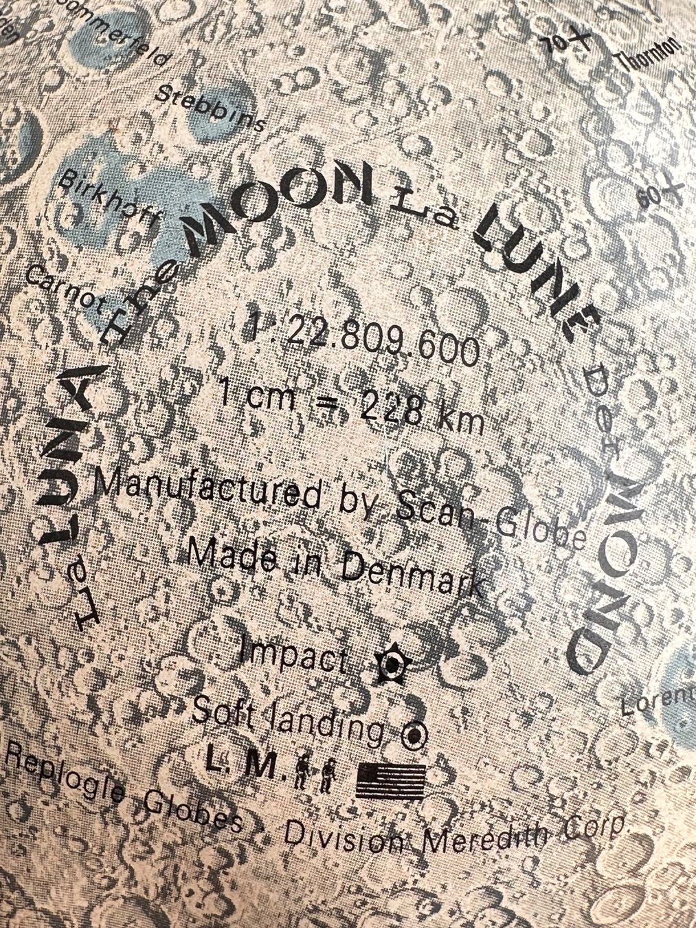 Sonstige Dekorationen & Accessoires: Mond Globus, Scan-Globe Denmark, 70er Jahre – Gebraucht aus Frauenfeld von Jalwin 2
