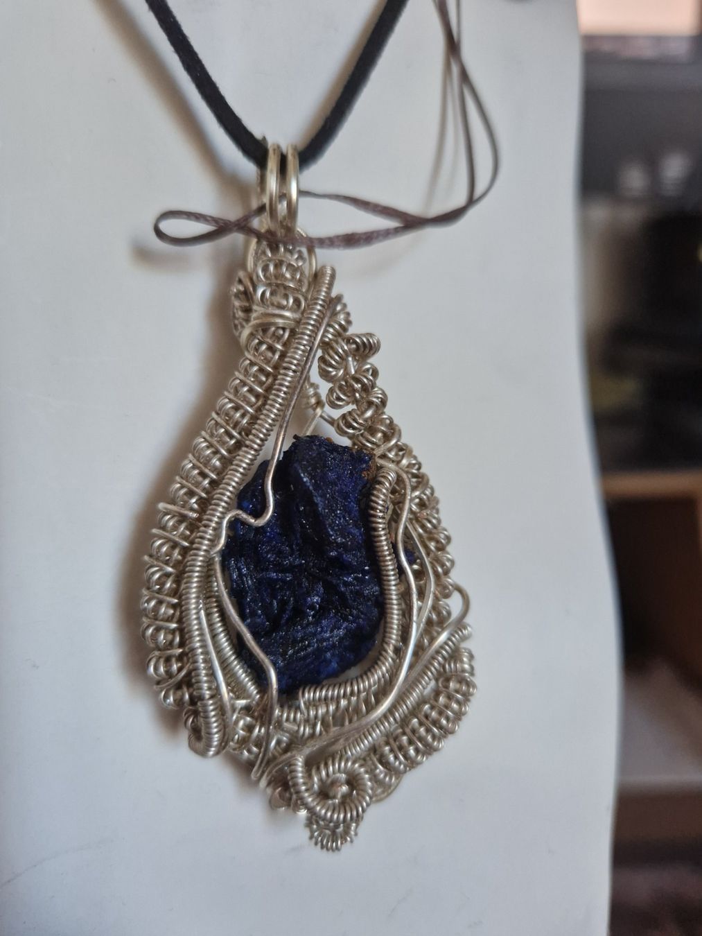 Ciondoli: Splendide pendentif AZURITE, artisanat lithothérapie – Nuovo (secondo la descrizione) da SAXON venduto da Mariposita1428 4