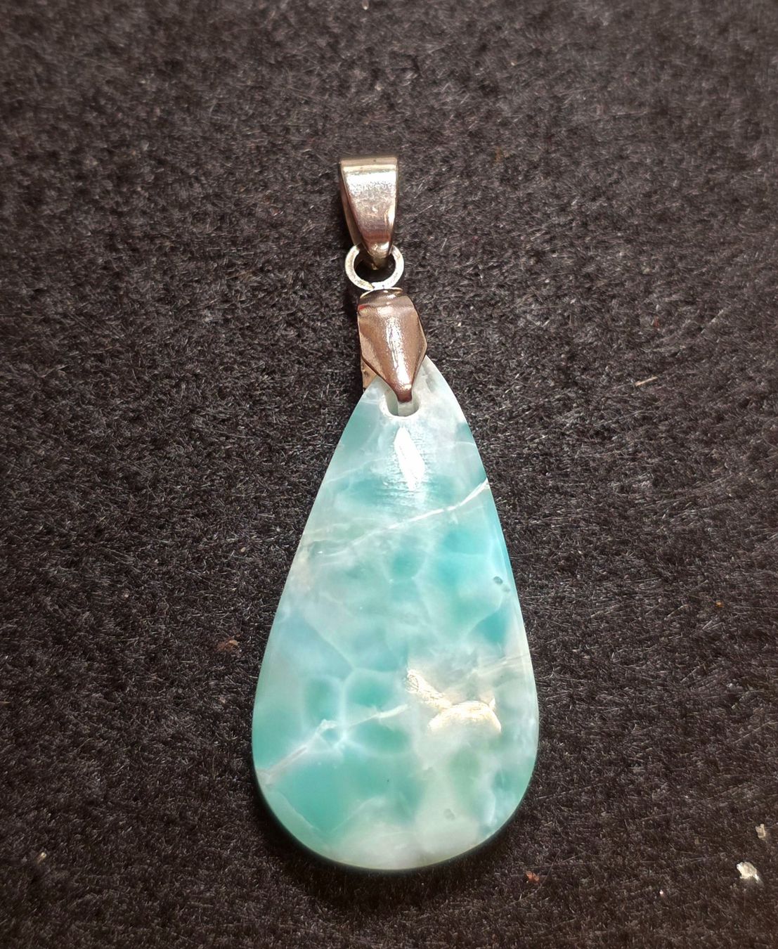 Minerali & Pietre curative: Larimar Anhänger L2 – Nuovo e nell'imballaggio originale da Matzingen venduto da Shay_Crystalz
