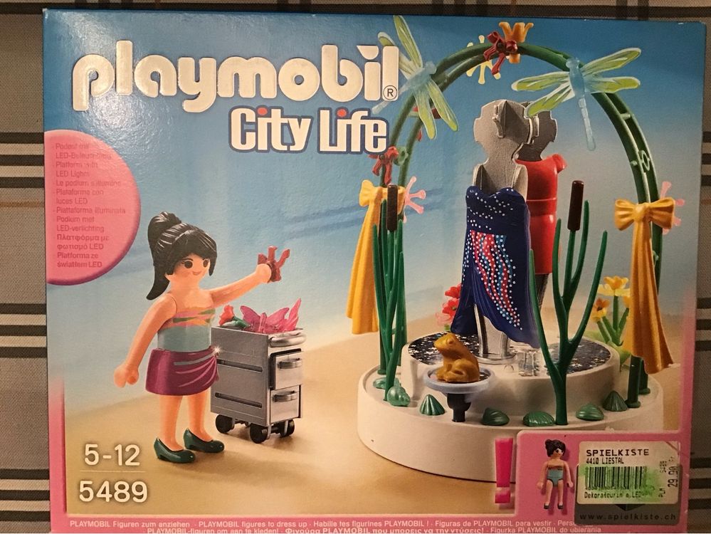 PLAYMOBIL 5489 Decoratrice Con Vetrina Illuminata – Gioco Creativo Per Bambini Dai 3 Anni
