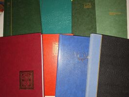 8 Alben diverser Marken Flugpost / Liechtenstein / Ausland 