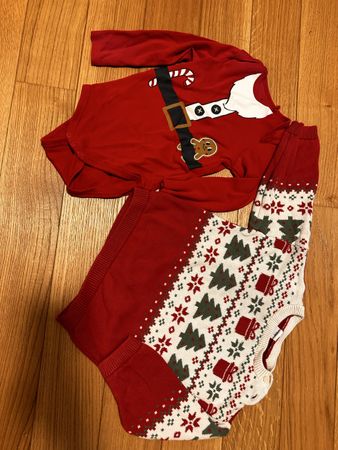 Kleider Junge Weihnachtsmotiv Grösse 86 