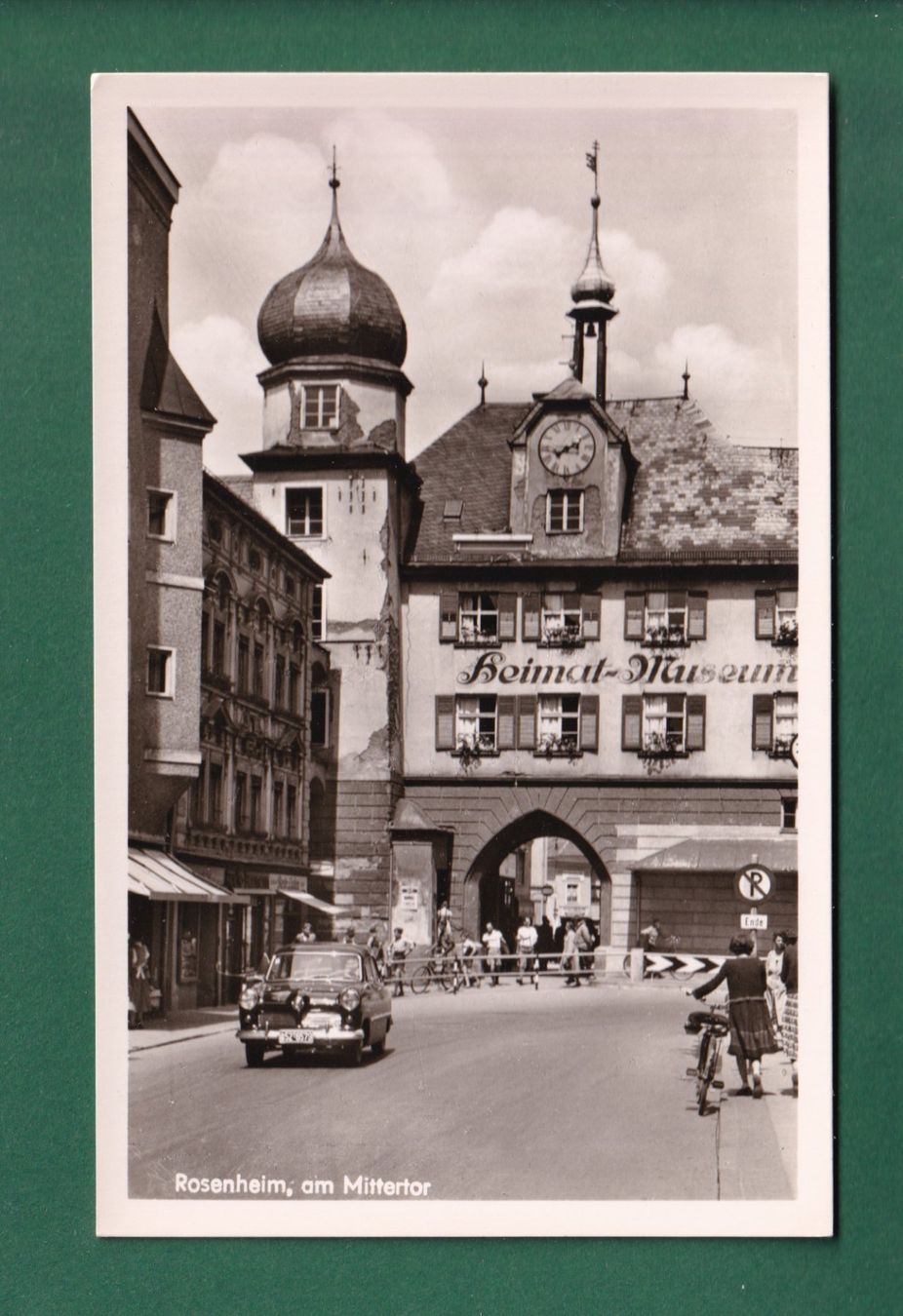 Cartoline postali: ROSENHEIM - Am Mittertor – Usato da Pully venduto da nicecards-shop