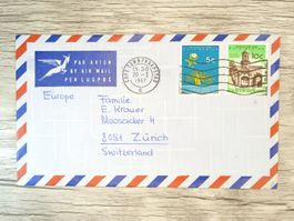 TR63 Enveloppe + Timbre Afrique du Sud 1967