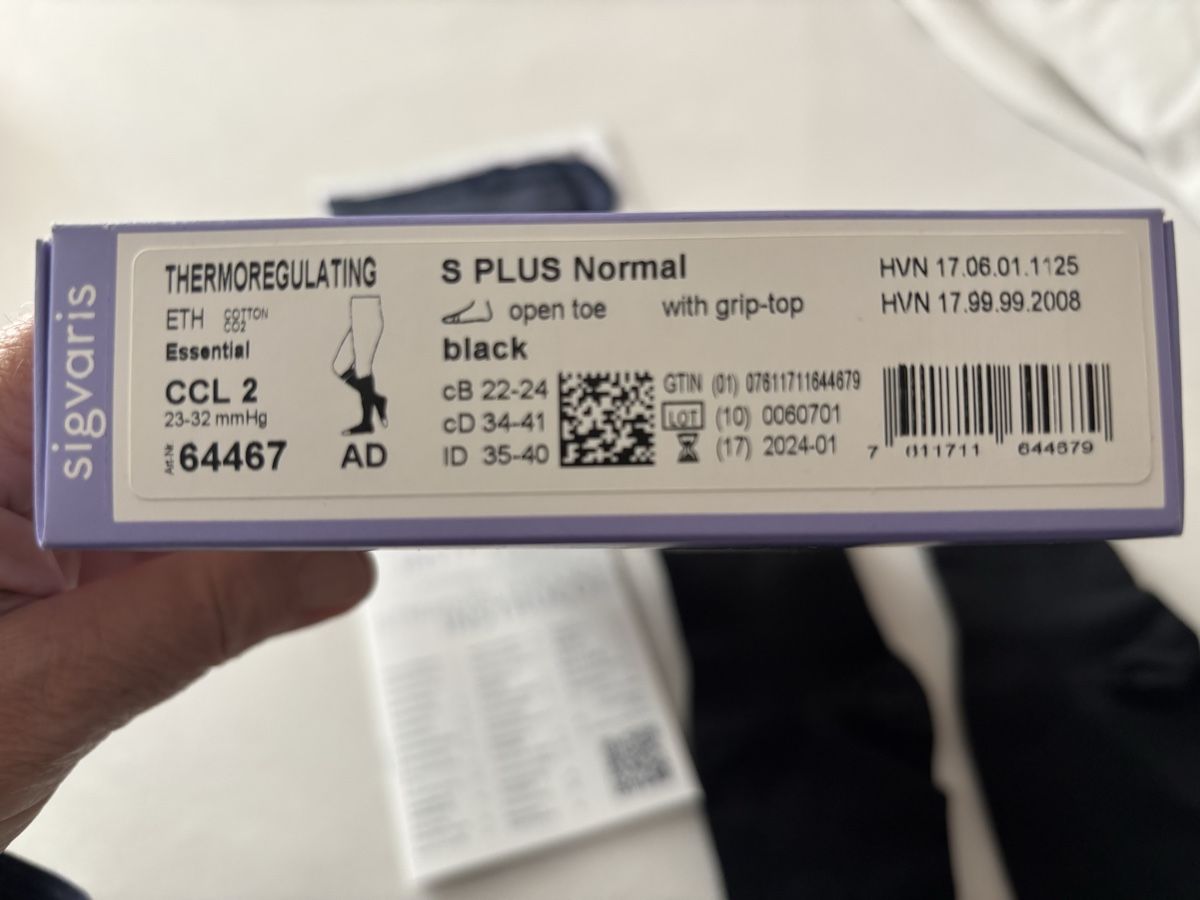 Sigvaris Calze: Medizinische Kompressionsstrümpfe – Nuovo (secondo la descrizione) da Urdorf venduto da rosenkohl01 2