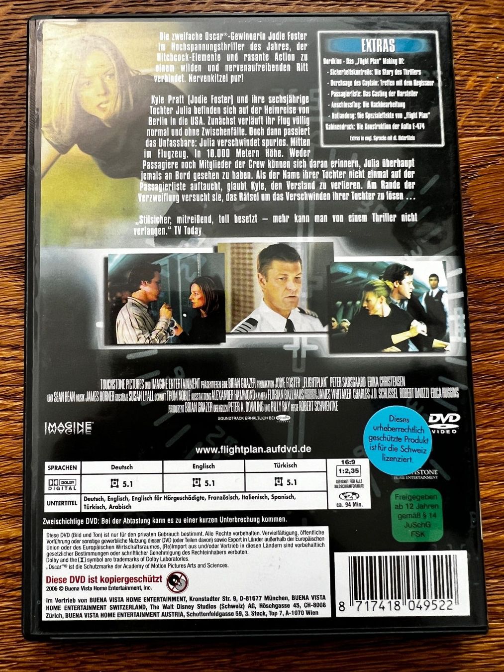 Alle DVDs: FLIGHTPLAN - OHNE JEDE SPUR – Gebraucht aus Gipf-Oberfrick von Sonne010203 1