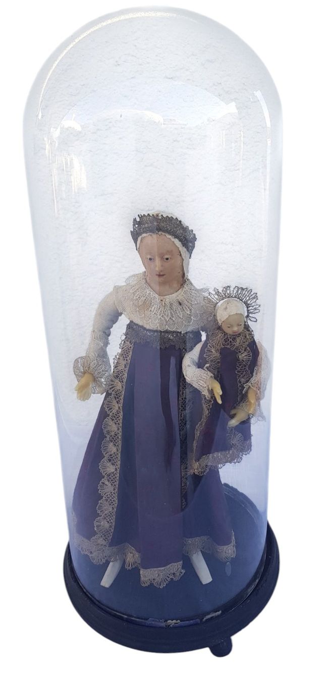 Sculture & Statue: Skulptur Madonna mit Glassturz – Usato da Mörschwil venduto da antiksalon21 2