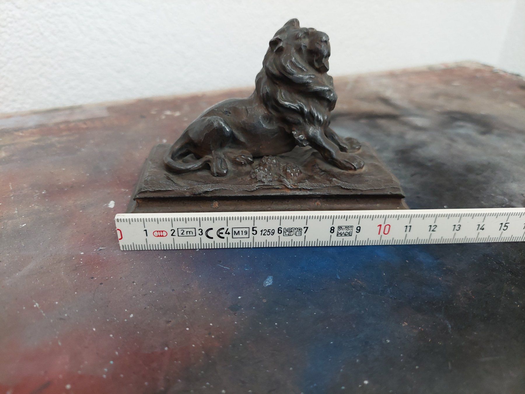 Sculptures & Statues: Detaillierte kleinere Löwenfigur, antik – D'occasion à Subingen par K7passt_immer 6