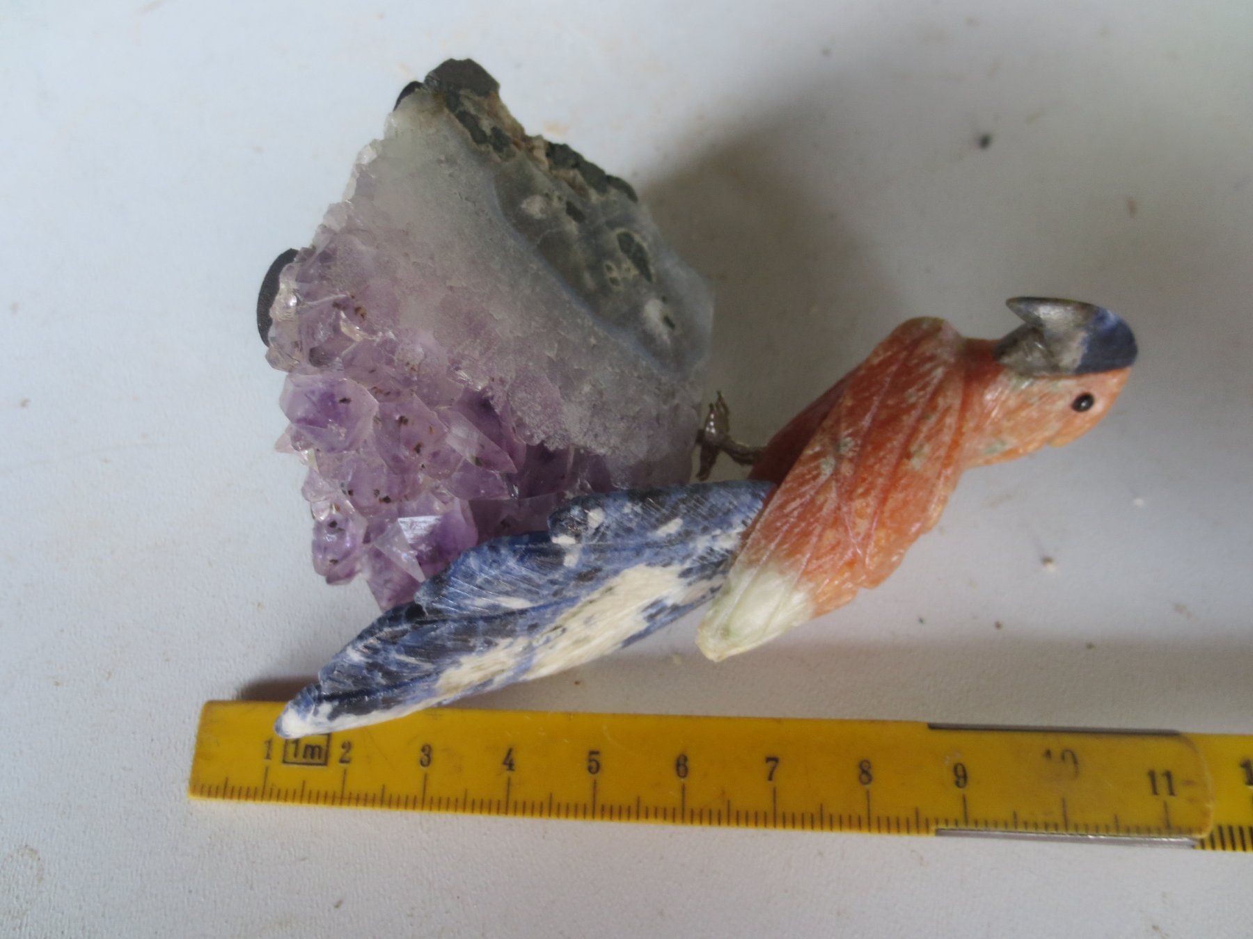 Mineralien & Heilsteine: Amethyst Vogel – Gebraucht aus Weier im Emmental von waefler03 5