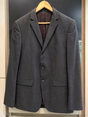 Zara Man Suit, Grey, Size: 52, Business Look, Spring!