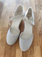 Wedges Sandalen Keilabsatz Beige-Lilac