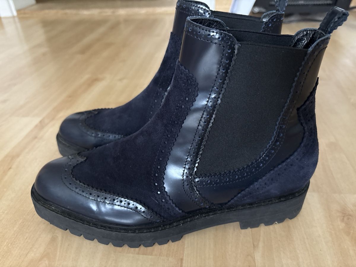 Kennel + Schmenger Damenschuhe: Dunkelblaue  Boots Kennel Schmenger – Gebraucht aus langenthal von rundholz7 1