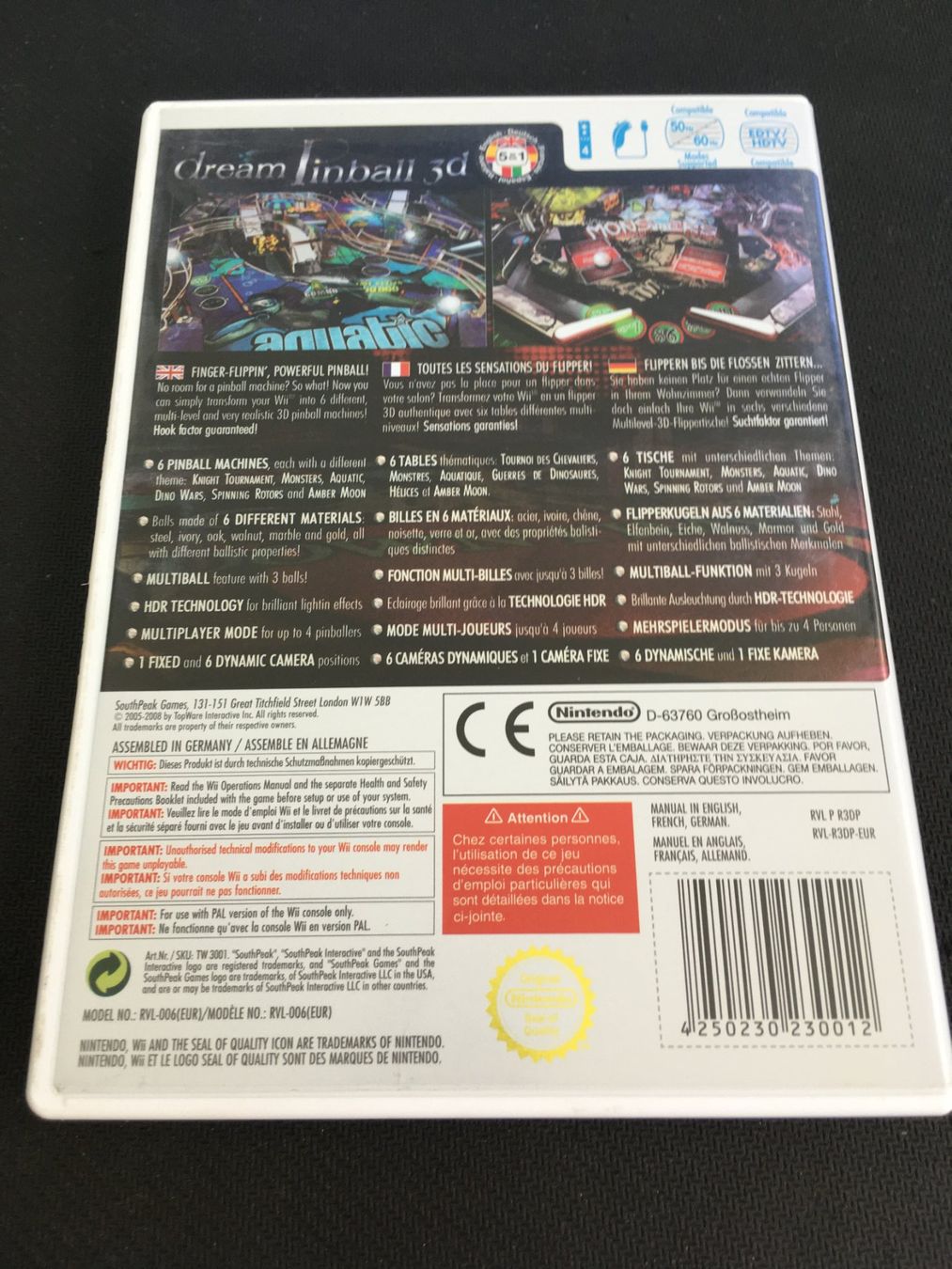 Nintendo Giochi: Dream Pinball 3d - Nintendo Wii – Usato da St.Gallen venduto da Punktchen01 1