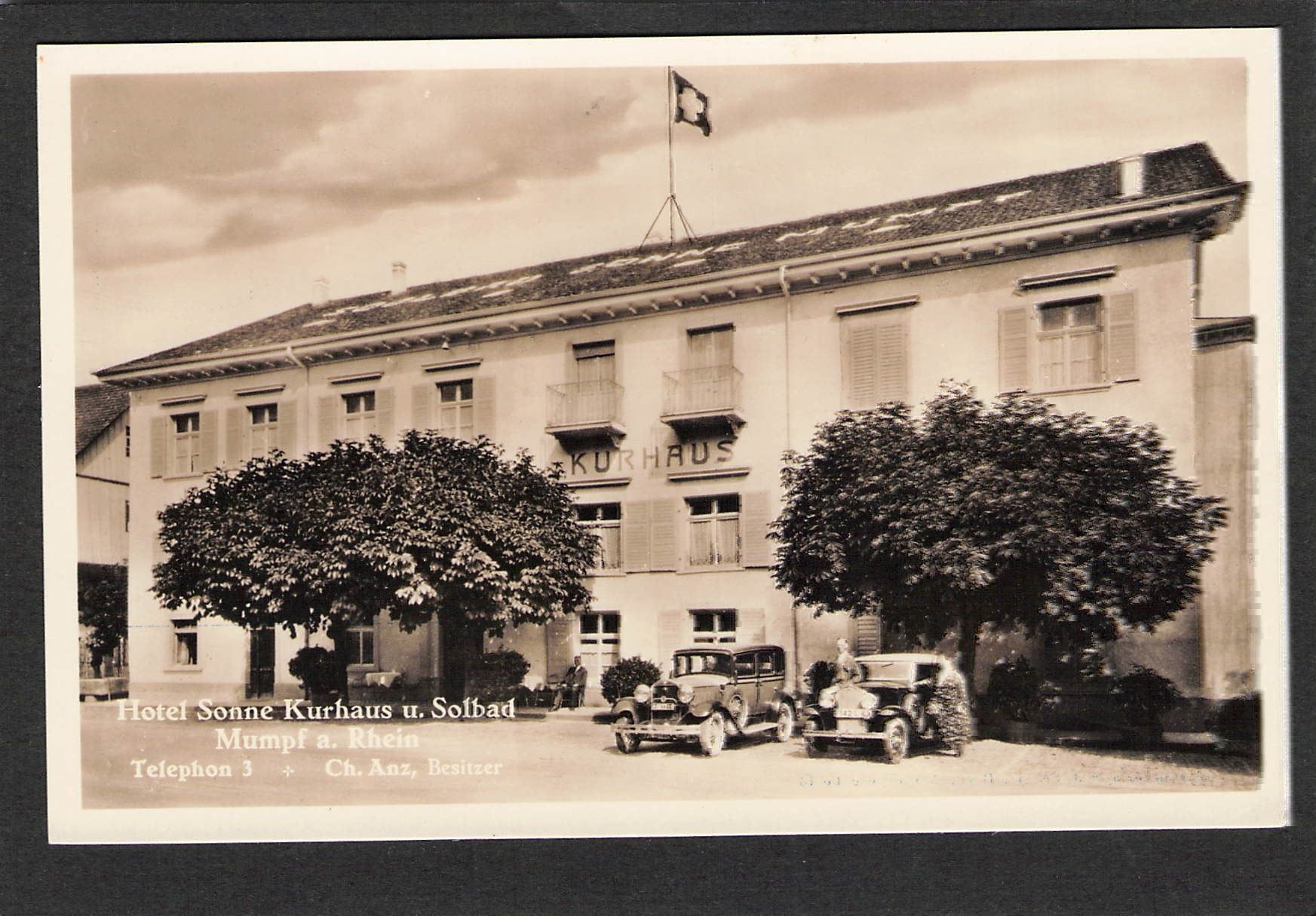 Cartoline postali: AK.AG Mumpf a. Rhein,Hotel Sonne,Oldtime – Usato da Reichenburg venduto da Pipo-67
