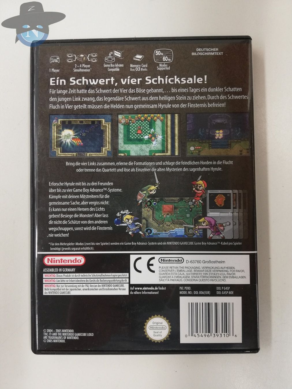 Nintendo Giochi: Zelda - Four Swords Adventures + GBA Kabel / Gamecube NGC – Usato da St. Gallen venduto da zorro_dc 5