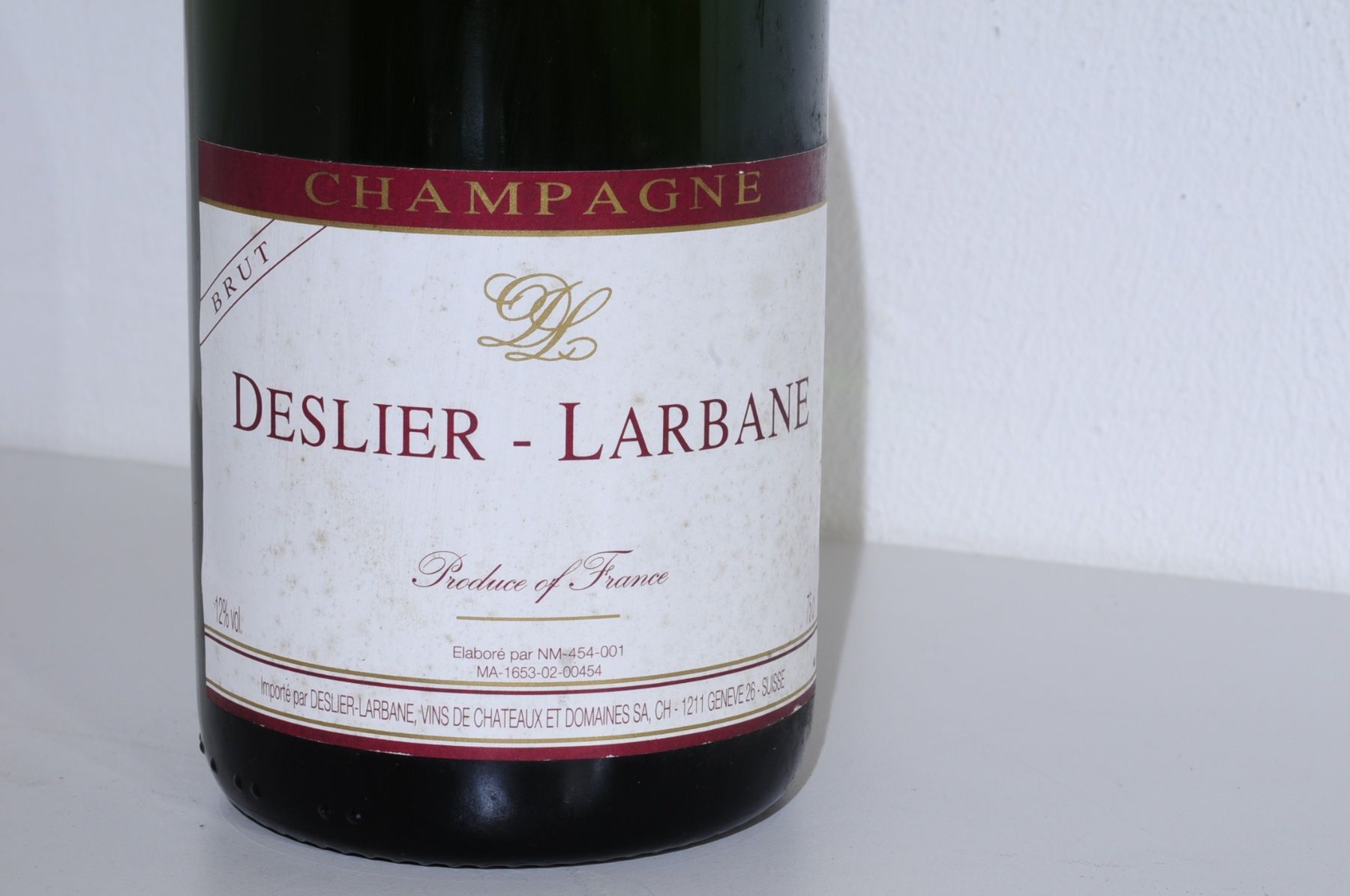 Vino: Champagne Deslier-Larbane – Nuovo (secondo la descrizione) da Rheinfelden venduto da Fotomechaniker-AD 2