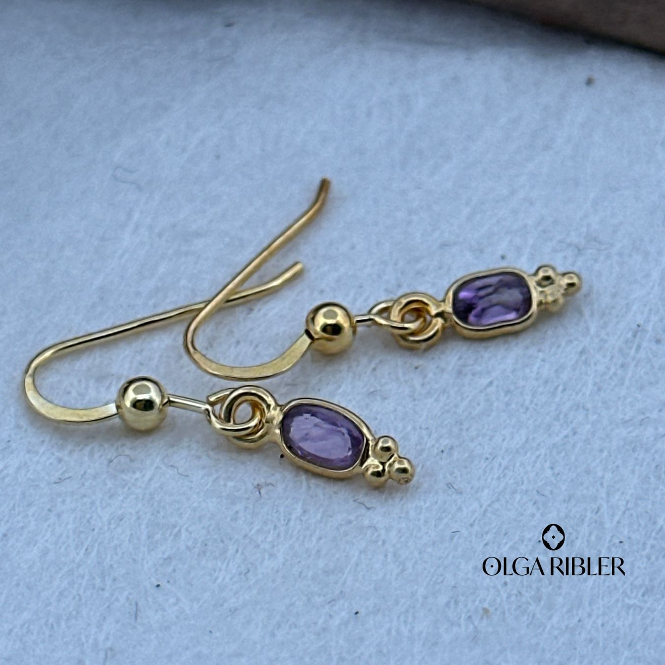 Olga Ribler Orecchini pendenti & Orecchini a lobo: Sterling Silber 925 Ohrringe mit Amethyste – Nuovo (secondo la descrizione) da Luzern venduto da Schmuckoutlet 5