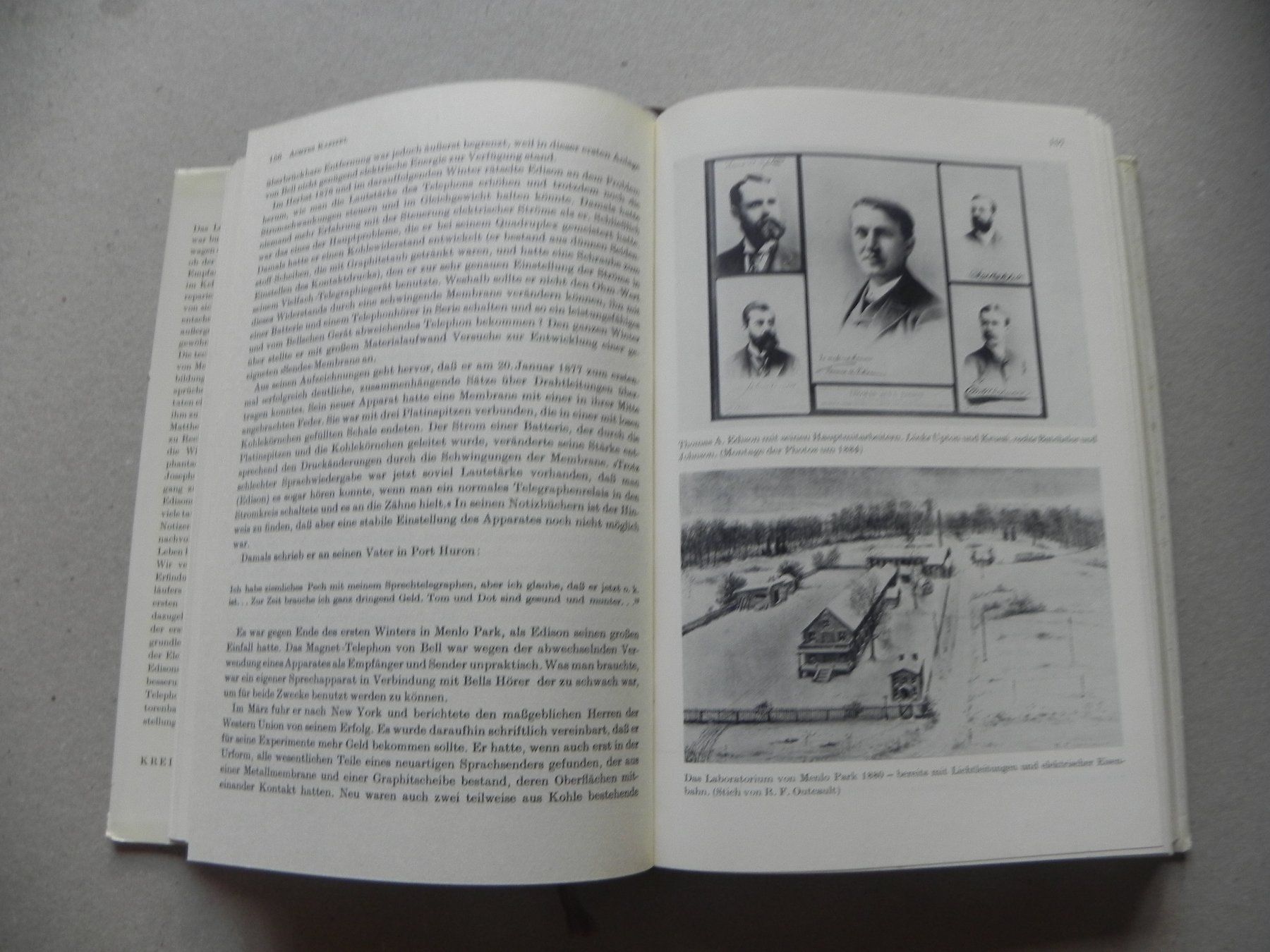Libri: Buch Biographie Technik Erfinder Thomas A. Edison 1959 Abb. – Usato da Siebnen venduto da krimsie 5